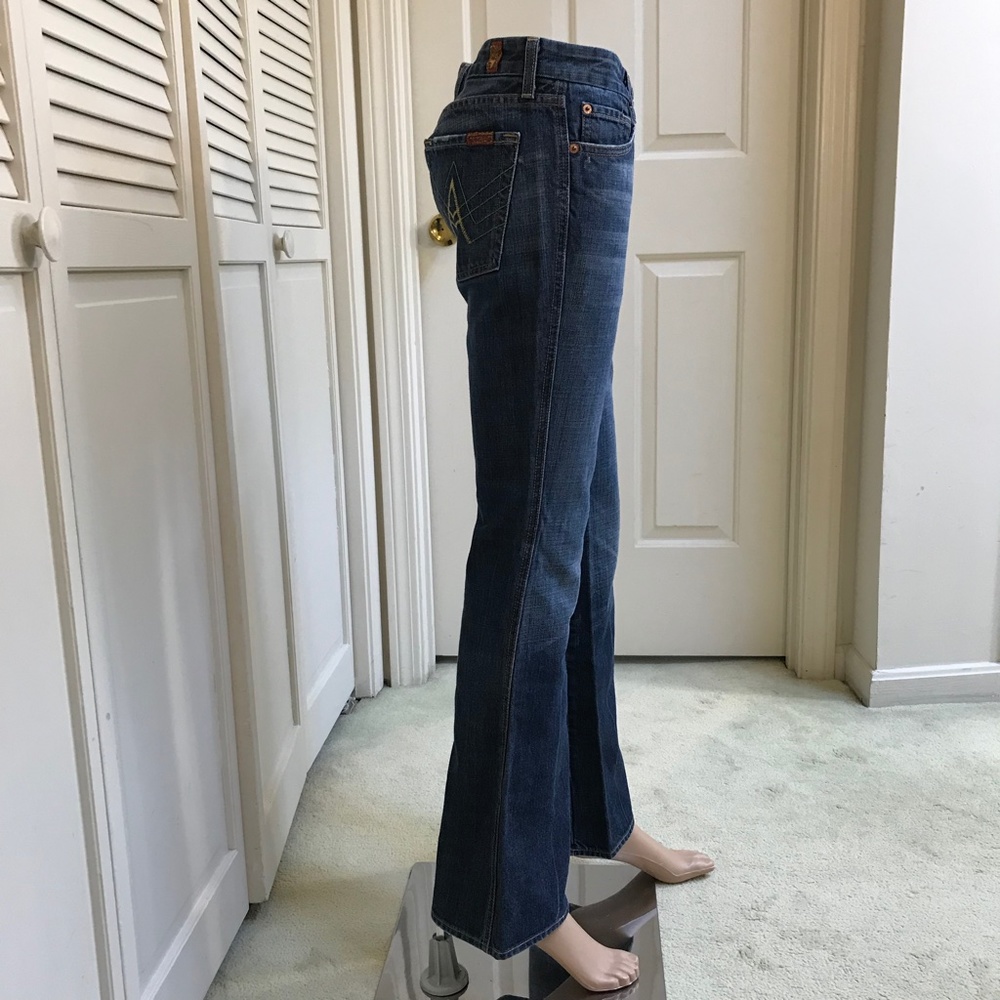NWOT 7 For All Mankind ‘A’ Pocket Flare Jean Size 27 - Picture 6 of 13